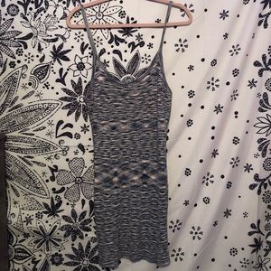 Multicolor knit dress